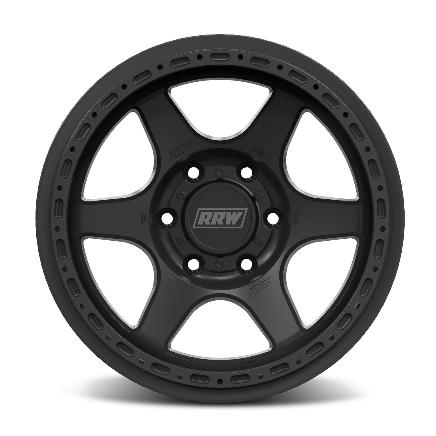 RR2-H FLOW FORMED 17x8.5 Hybrid Beadlock | MATTE BLACK