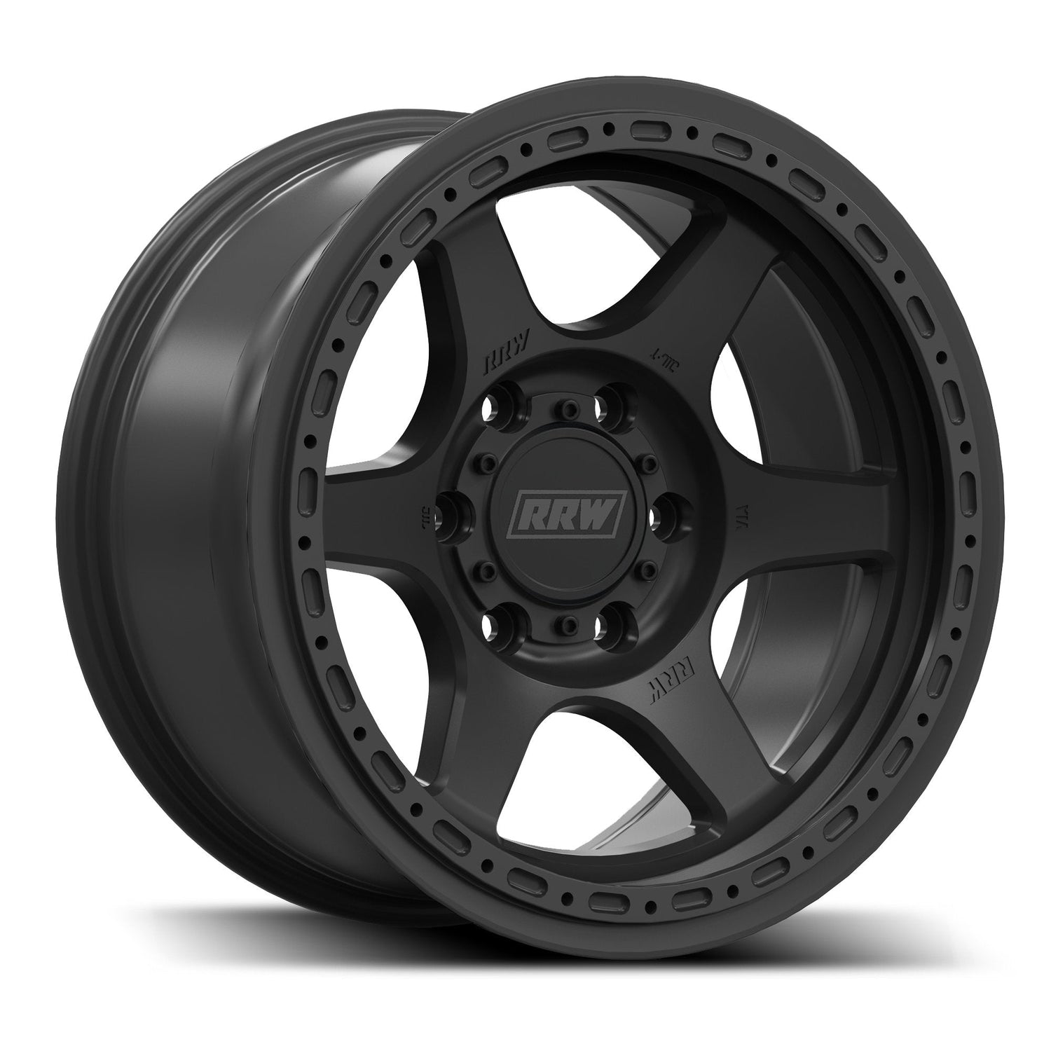 RR2-H FLOW FORMED 17x8.5 Hybrid Beadlock | MATTE BLACK