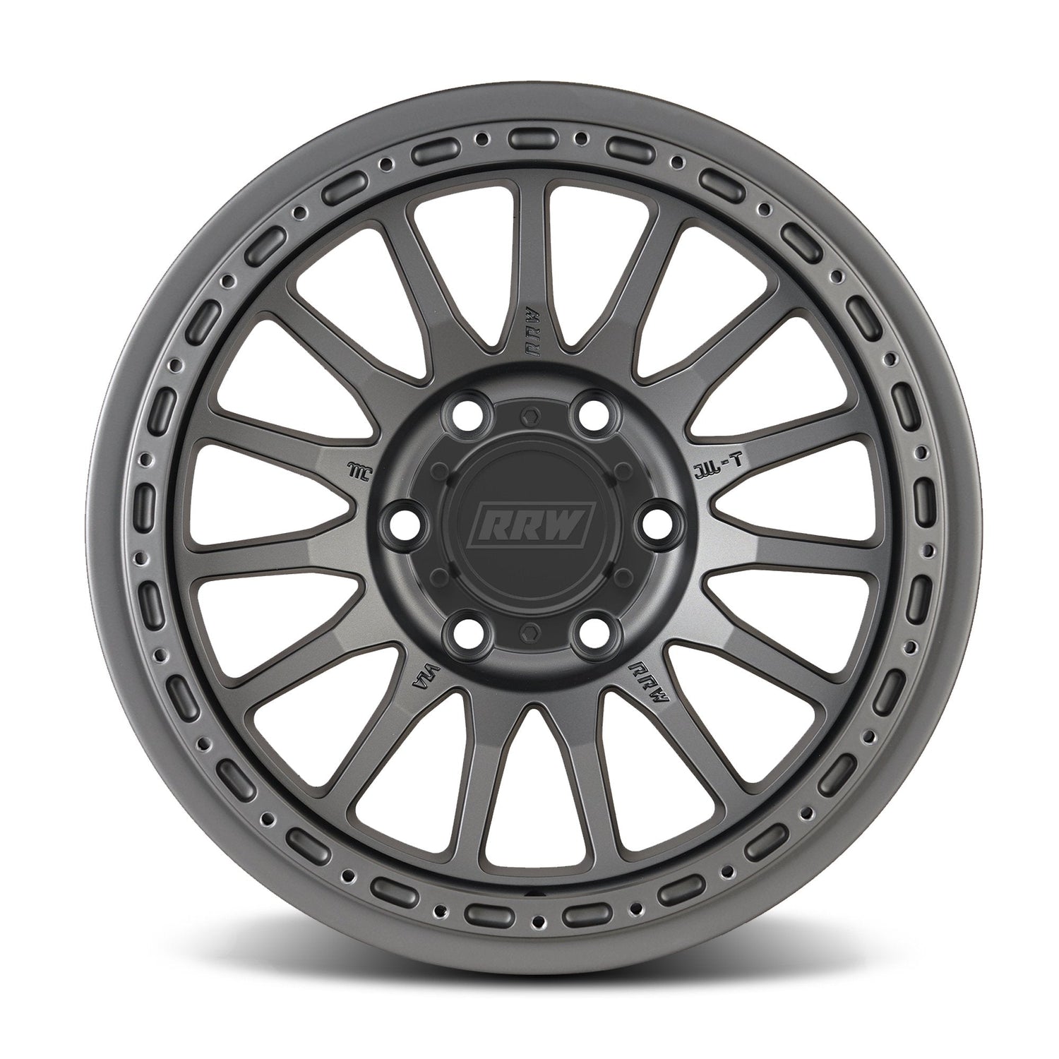 RR7-H FLOW FORMED Hybrid Beadlock Wheel | MATTE GUNMETAL