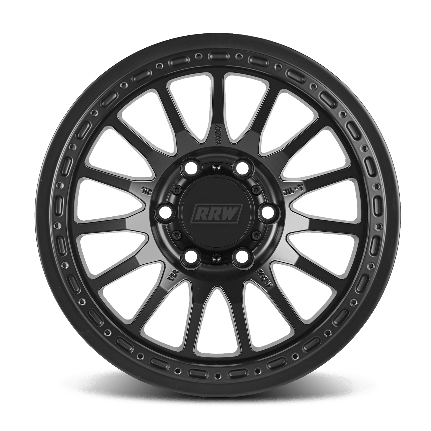 RR7-H FLOW FORMED Hybrid Beadlock Wheel | MATTE BLACK