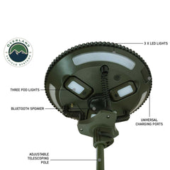 UFO Solar Light Light Pods & Speaker - Camping Light OVS