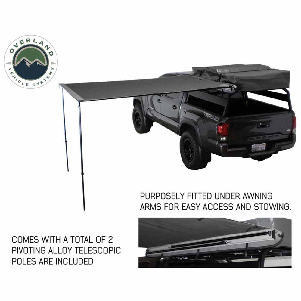 Nomadic Awning 2.5 - 8.0 ft. with Black Cover OVS