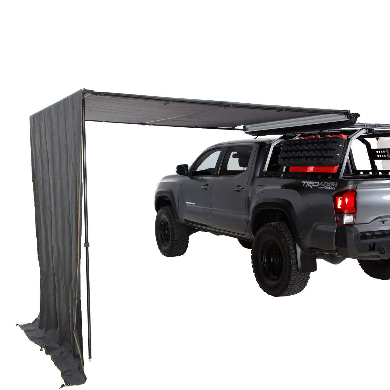 HD Nomadic 2.0 - Awning Wall - (Left or Right), 6.5' x 8.0', Grey Body, Green Trim W/Storage Bag