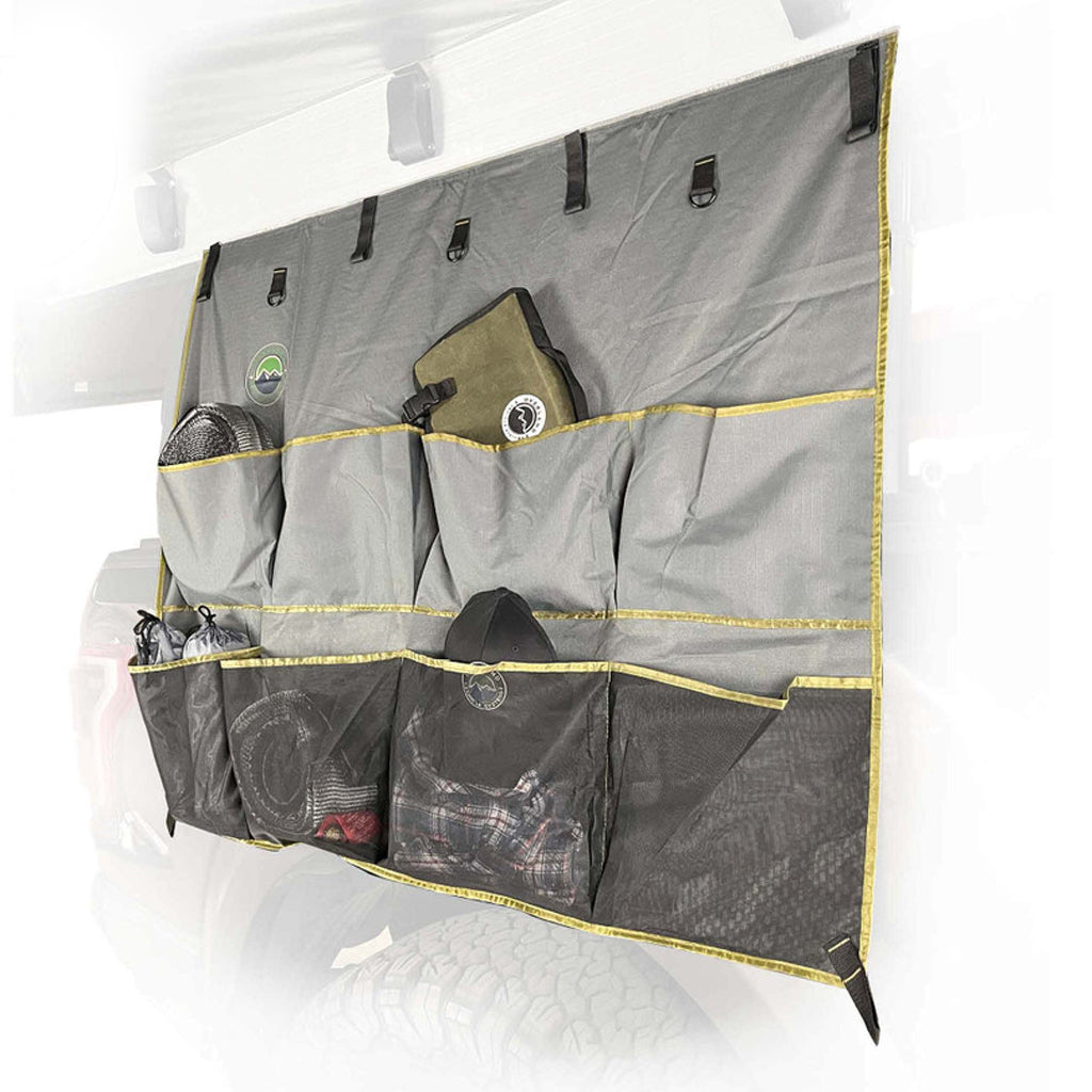 HD Nomadic - Awning Organizer, Universal, Grey Body, Green Trim W/Storage Bag