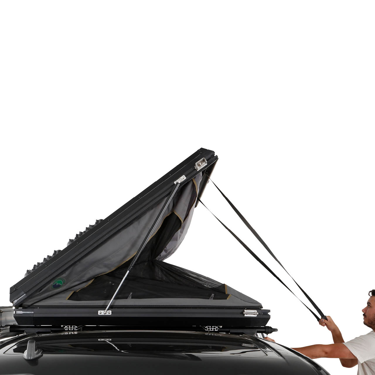 Aluminum Clam Shell Roof Top Tent Sidewinder Side Opening OVS