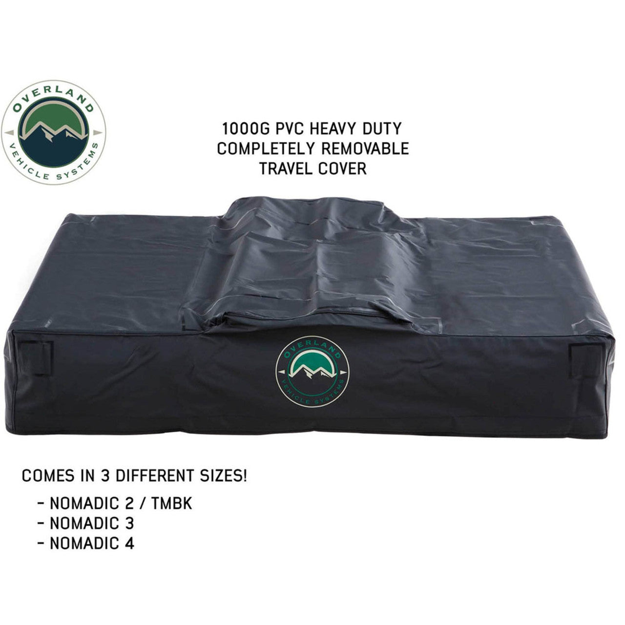 LD TMBK 3 Roof Top Tent With Annex - Tan Base With Green Rain Fly, Black Aluminum Base, Black Ladder OVS