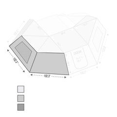 Nomadic Awning 270 Awning Side Wall - Shop Now OVS