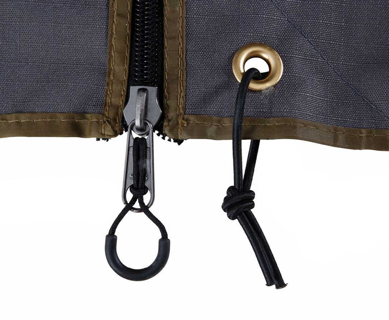 HD Nomadic 180 - LTE Awning Wall, Universal, Grey Body, Green Trim W/Storage Bag OVS