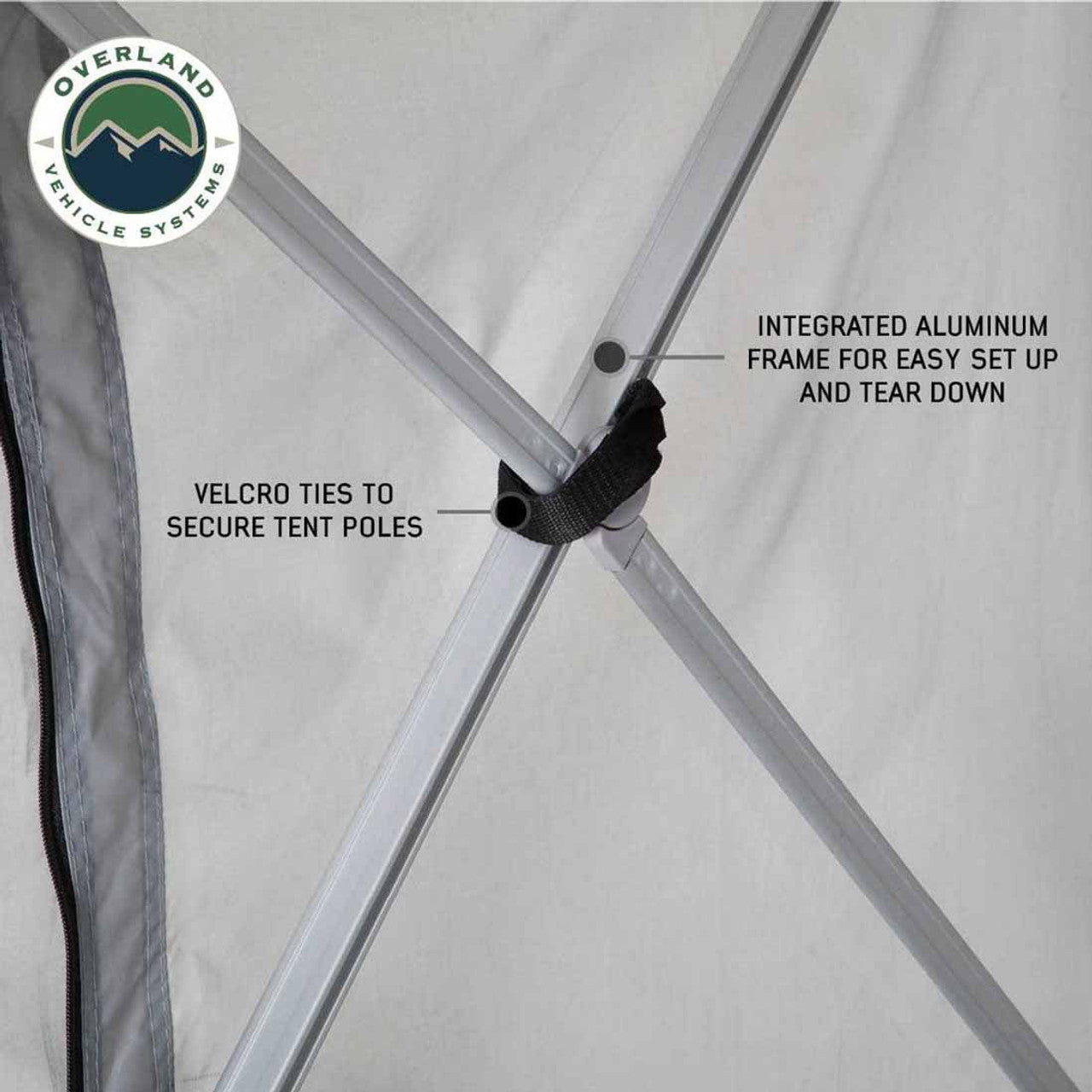 LD P.S.T. - Portable Safari Ground Tent Large, Grey Body and Grey Trim OVS