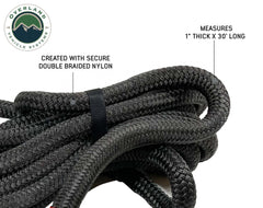 Brute Kinetic Rope Recovery Strap 1 x 30 Foot 30 Percent Stretch OVS