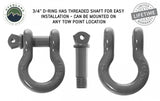 Buy OVS Recovery Shackle D Ring 3/4 Inch 4.75 Ton Grey OVS