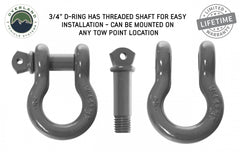 Buy OVS Recovery Shackle D Ring 3/4 Inch 4.75 Ton Grey OVS