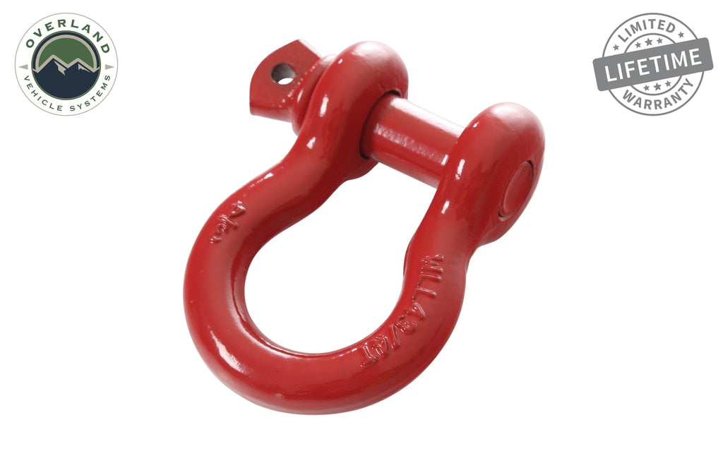 Recovery Shackle 3/4" 4.75 Ton - Red