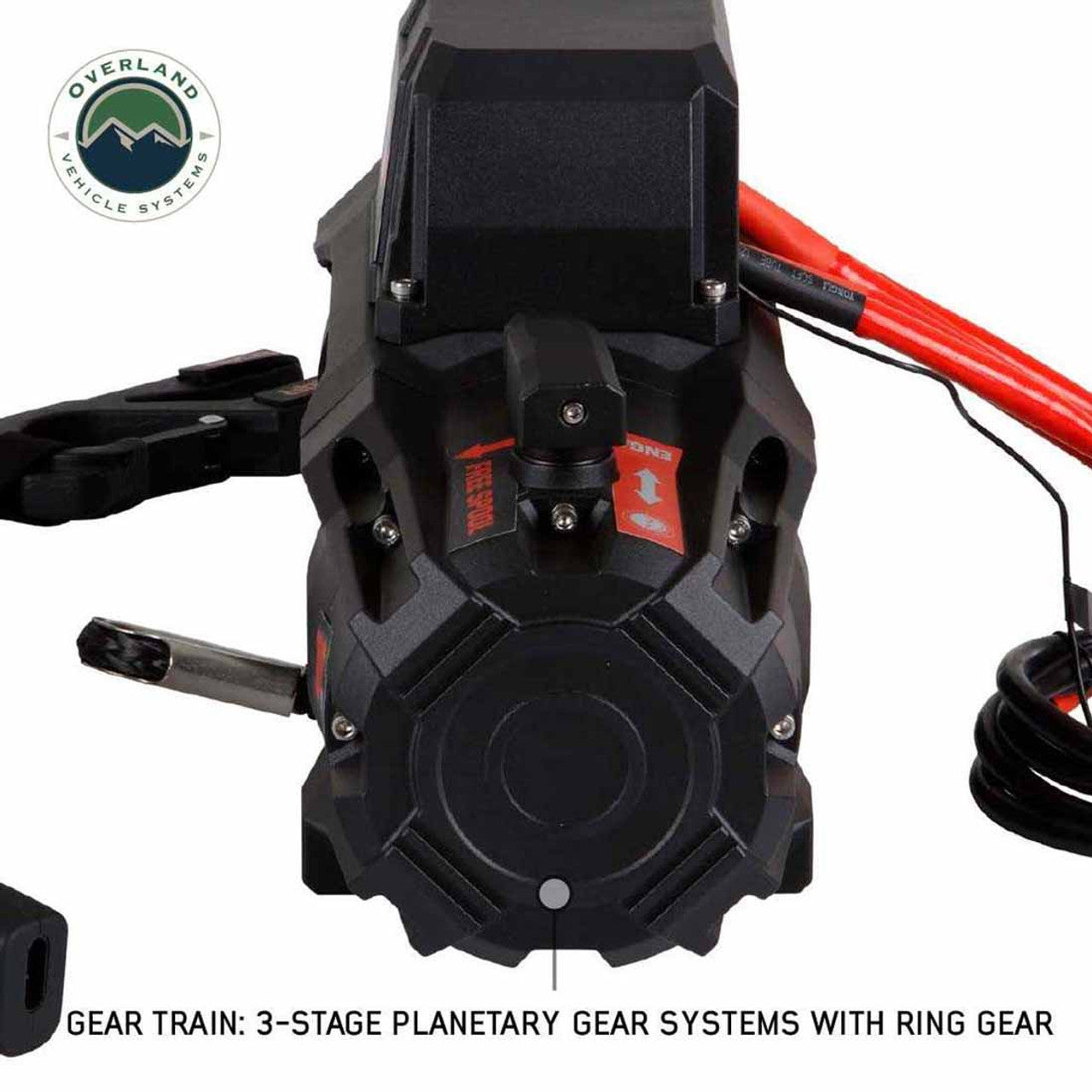 SCAR 10P - 10,000 lb. Winch With Synthetic Rope and Wireless Remote OVS