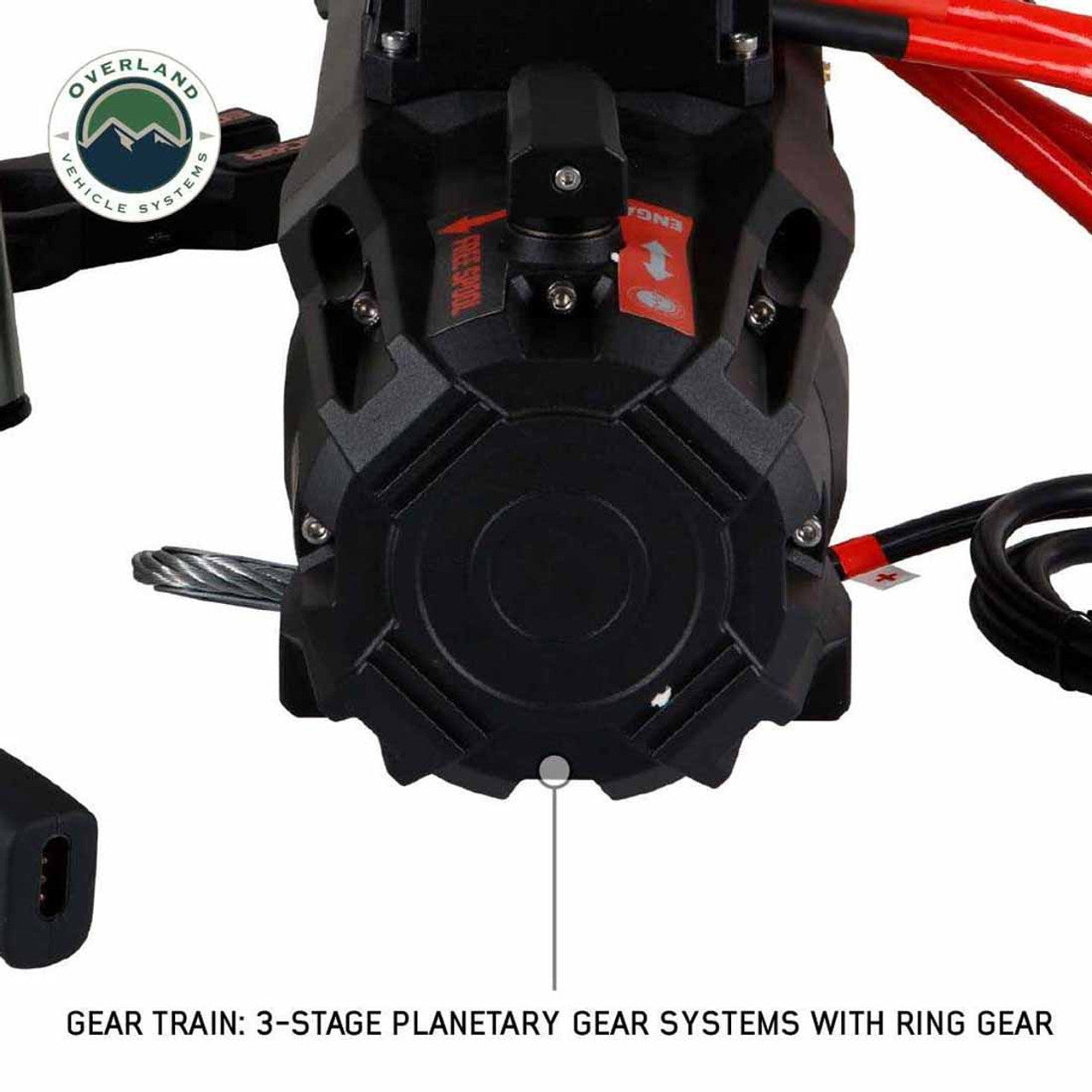 SCAR 12 - 12,000 lb. Winch With Steel Cable and Wireless Remote OVS