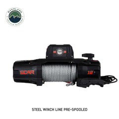 SCAR 12 - 12,000 lb. Winch With Steel Cable and Wireless Remote OVS