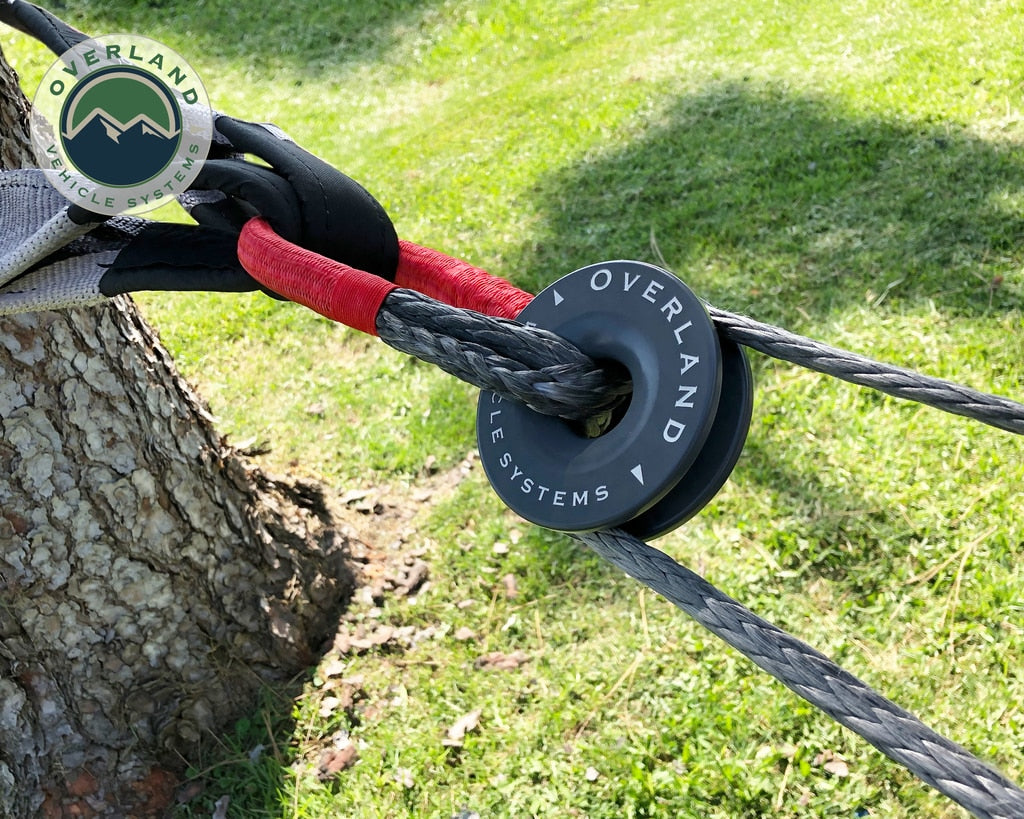 Recovery Snatch Ring 4.00 41,000 lb. Gray With Storage Bag OVS