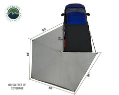270 Degree Awning Free Standing - Nomadic 270 LT - Dark Gray OVS