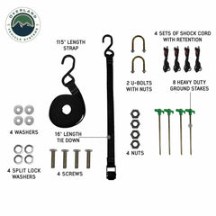 HD Nomadic 180 LTE - Awning, Grey Body, Green Trim and Black Travel Cover OVS