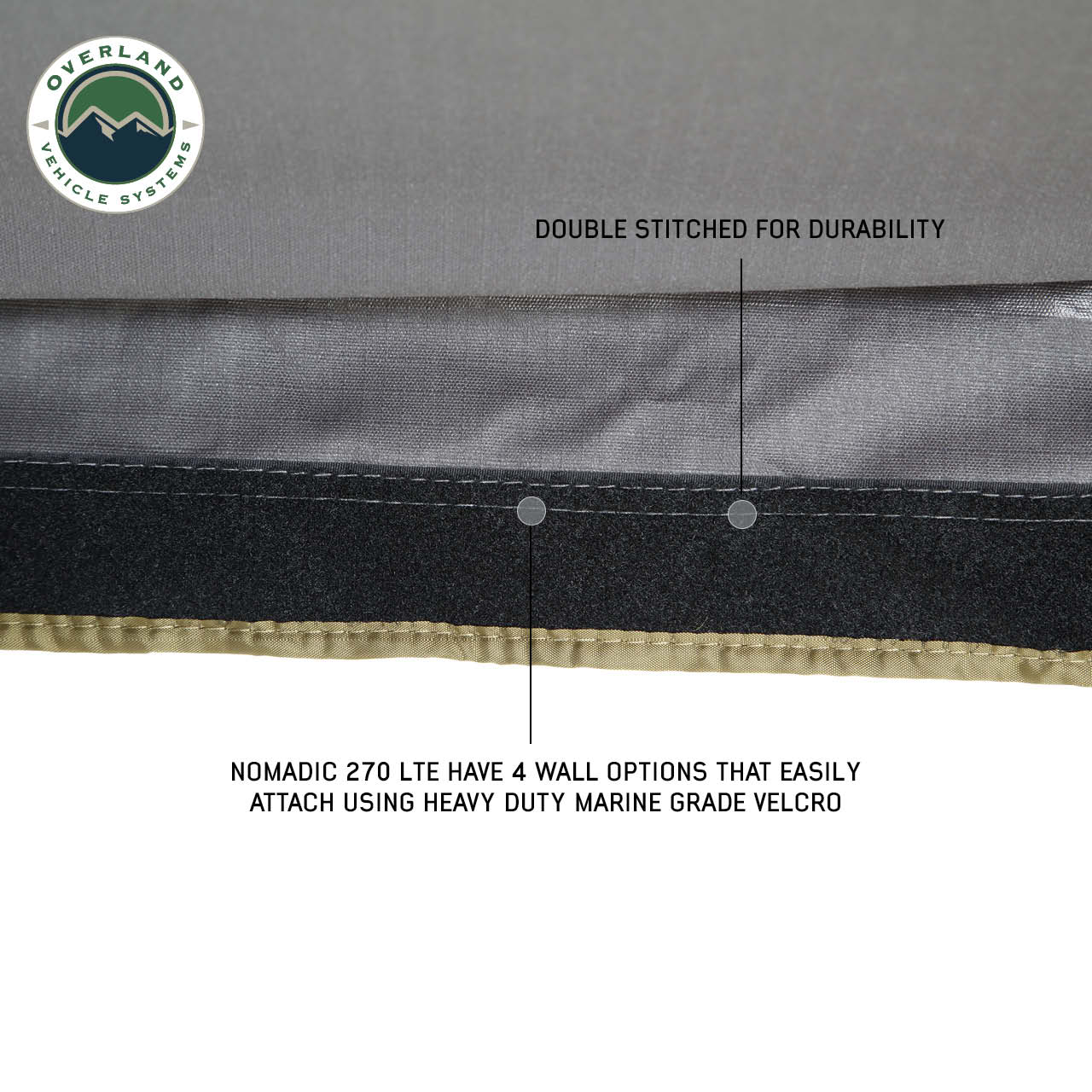 Nomadic 270 LTE Driver Side 270 Degree Awning Premium OVS