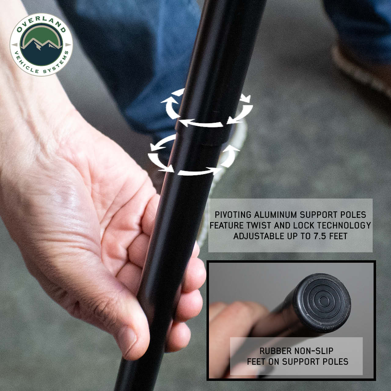 Nomadic 270 LTE Driver Side 270 Degree Awning Premium OVS