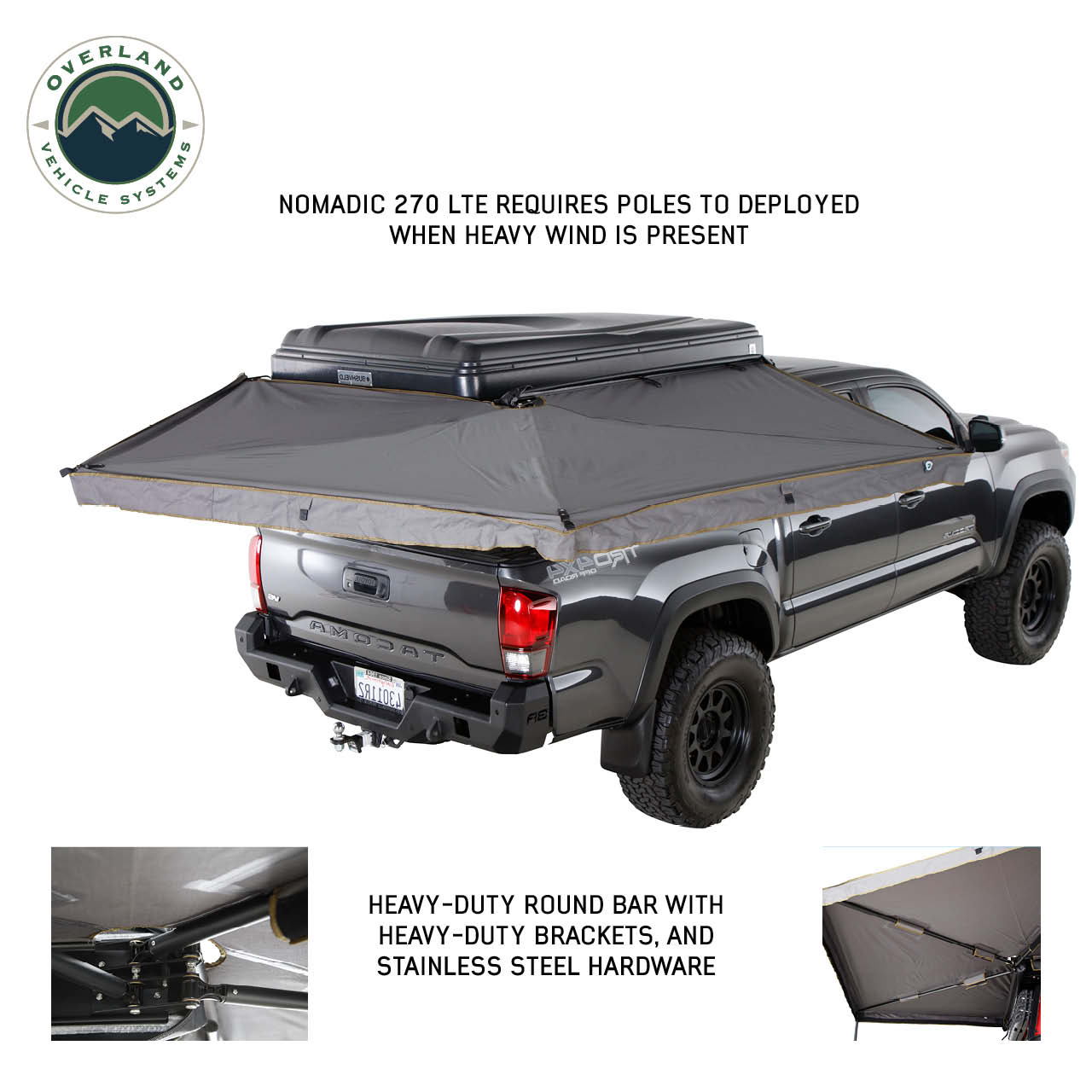 Nomadic 270 LTE Passenger Side 270 Degree Awning OVS