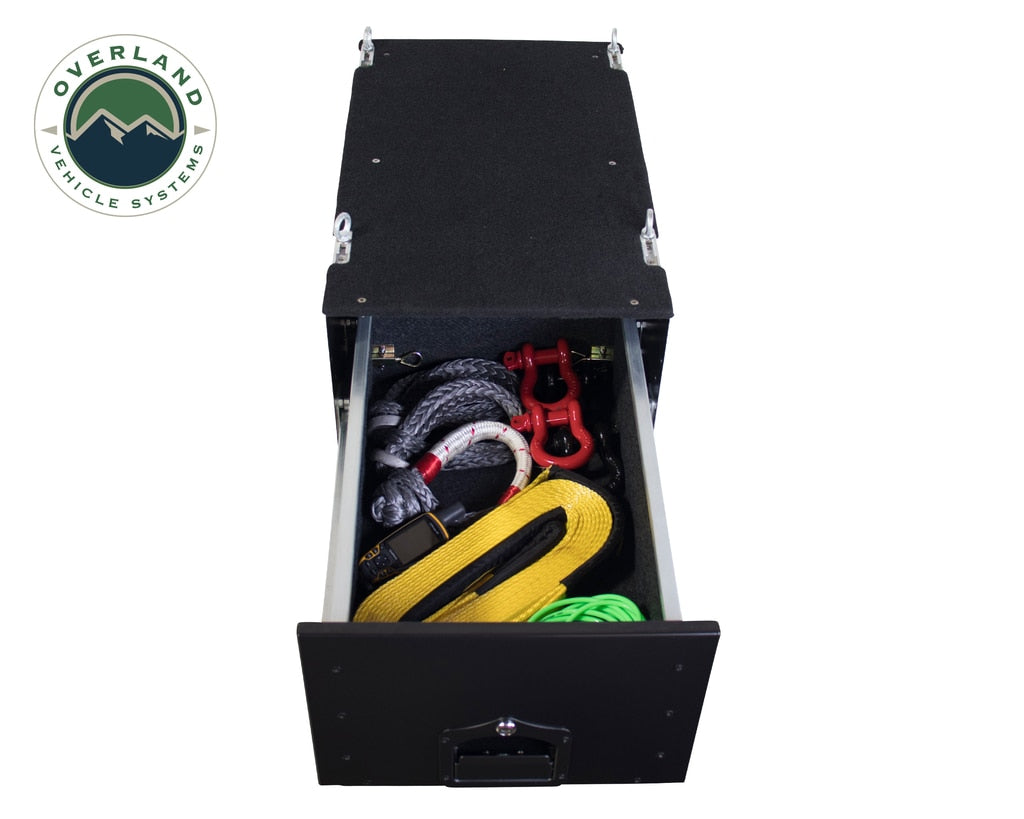 Camping Storage Box Cargo Box With Slide Out Drawer OVS