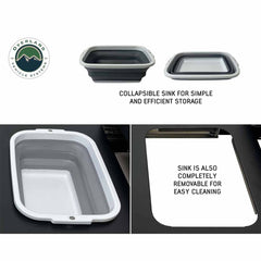 Cargo Box Kitchen With Slide Out Sink, Cooking Shelve and Slide Out Work Station OVS