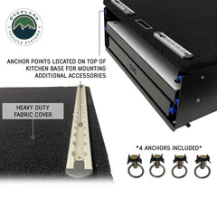 Cargo Box Kitchen With Slide Out Sink, Cooking Shelve and Slide Out Work Station OVS