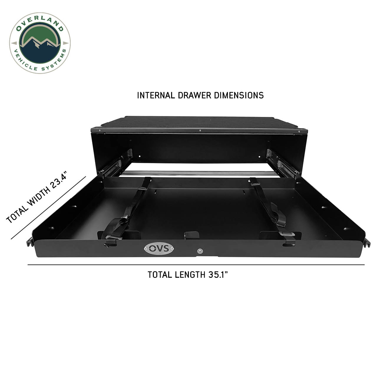 Large Cargo Drawer With Slide Out - Overland Cargo Box OVS
