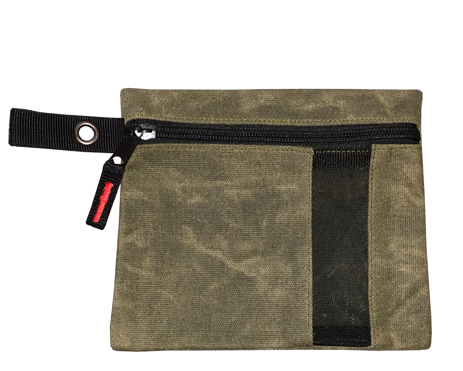 Waxed Canvas - Small Size Utility Bags with Pockets OVS