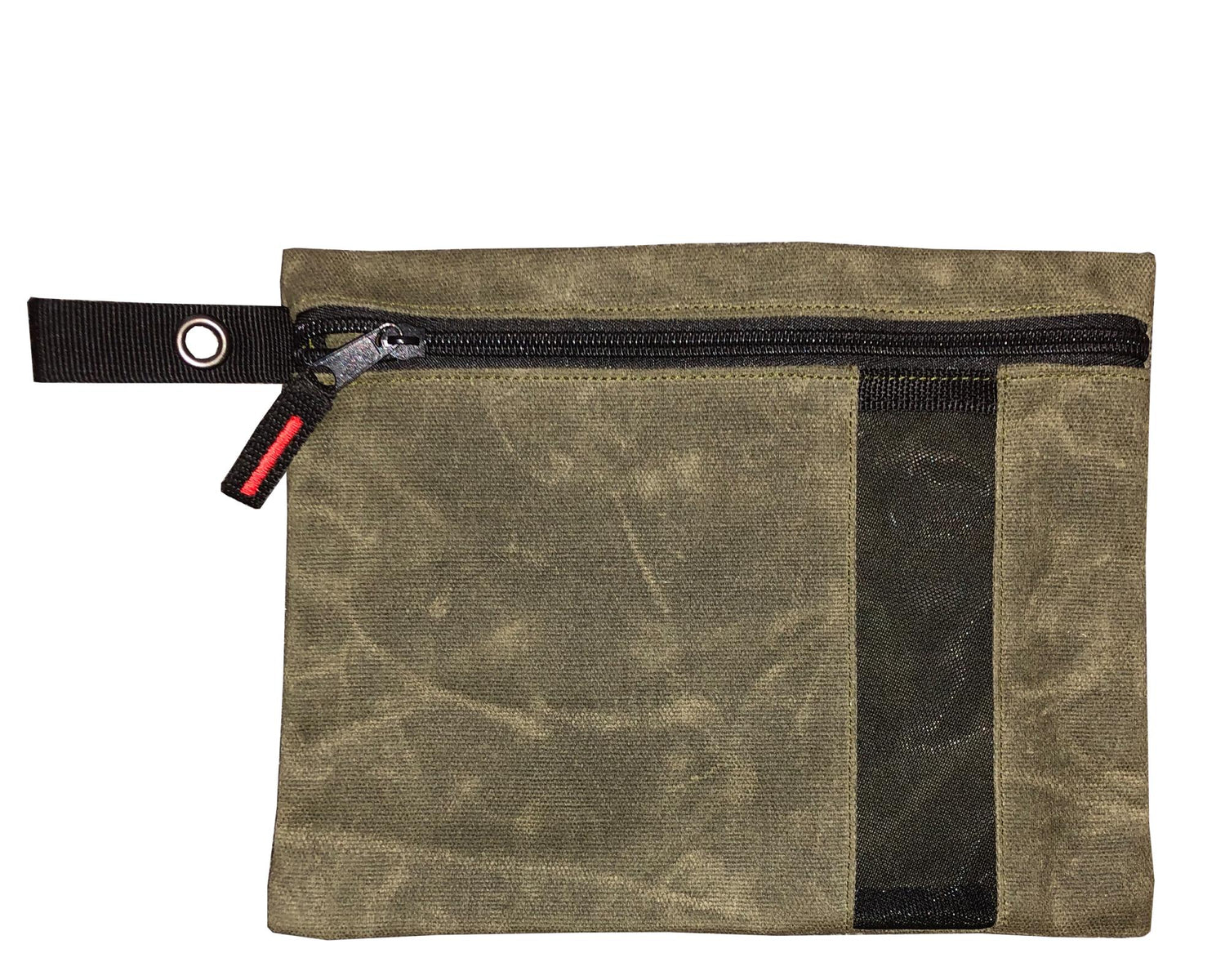 Waxed Canvas - Small Size Utility Bags with Pockets OVS