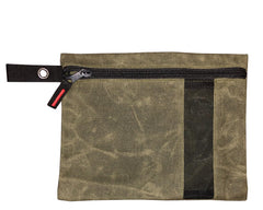Waxed Canvas - Small Size Utility Bags with Pockets OVS