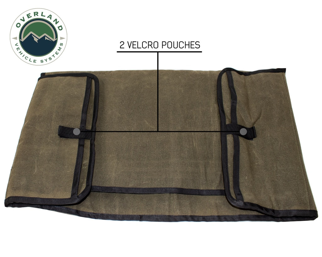 Rolled General Tool Storage Bag - Waxed Canvas OVS