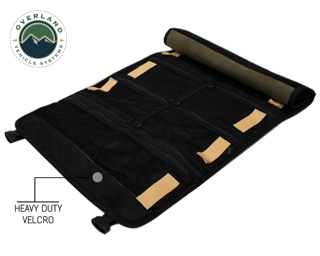 Rolled Bag First Aid - Waxed Canvas First Aid Bag for Car OVS