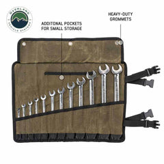 Small Wrench Tool Roll (12 Slot) Number 16 Waxed Canvas OVS