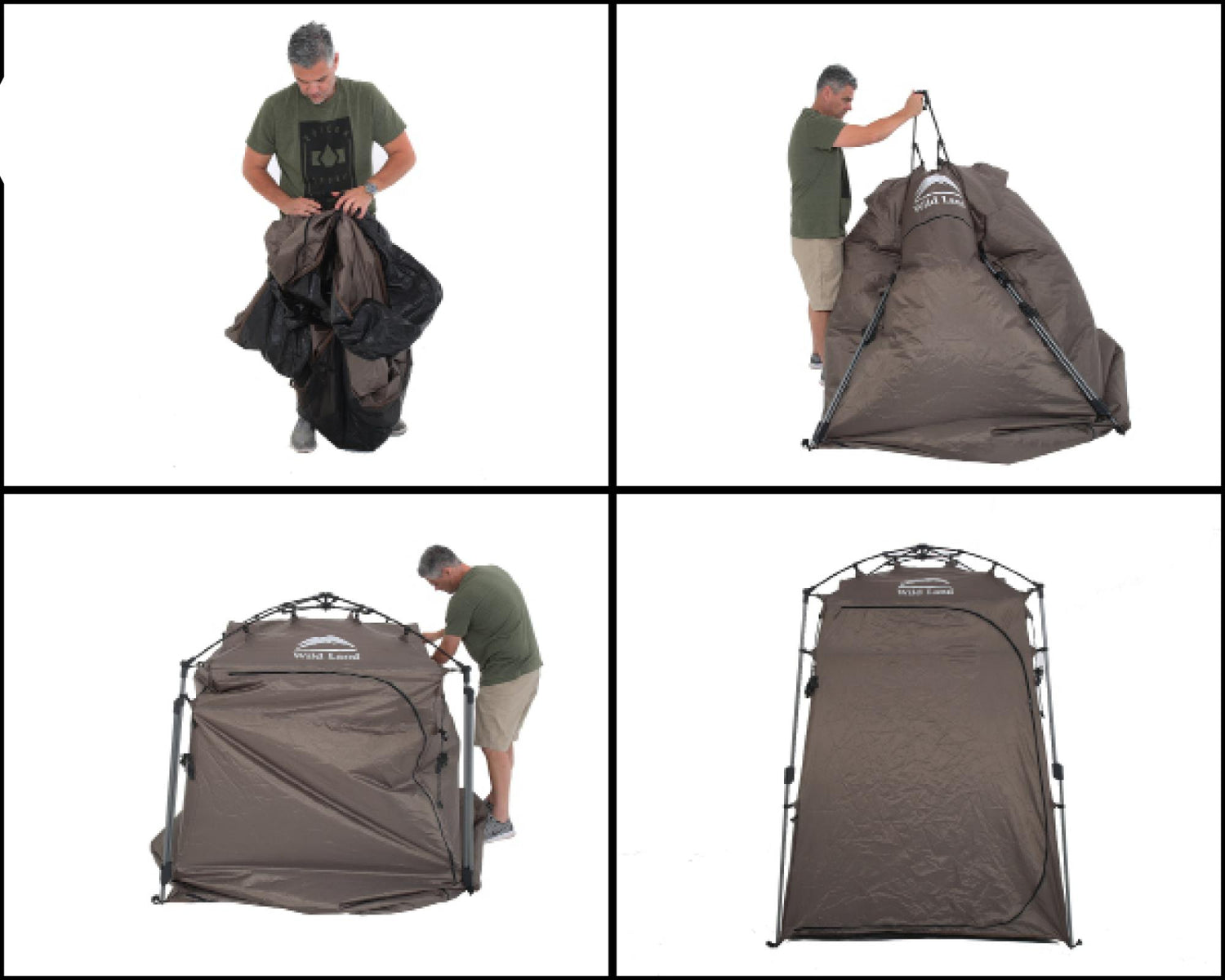 OVS Instant Portable Pop Up Shower Tent With Storage Bag OVS