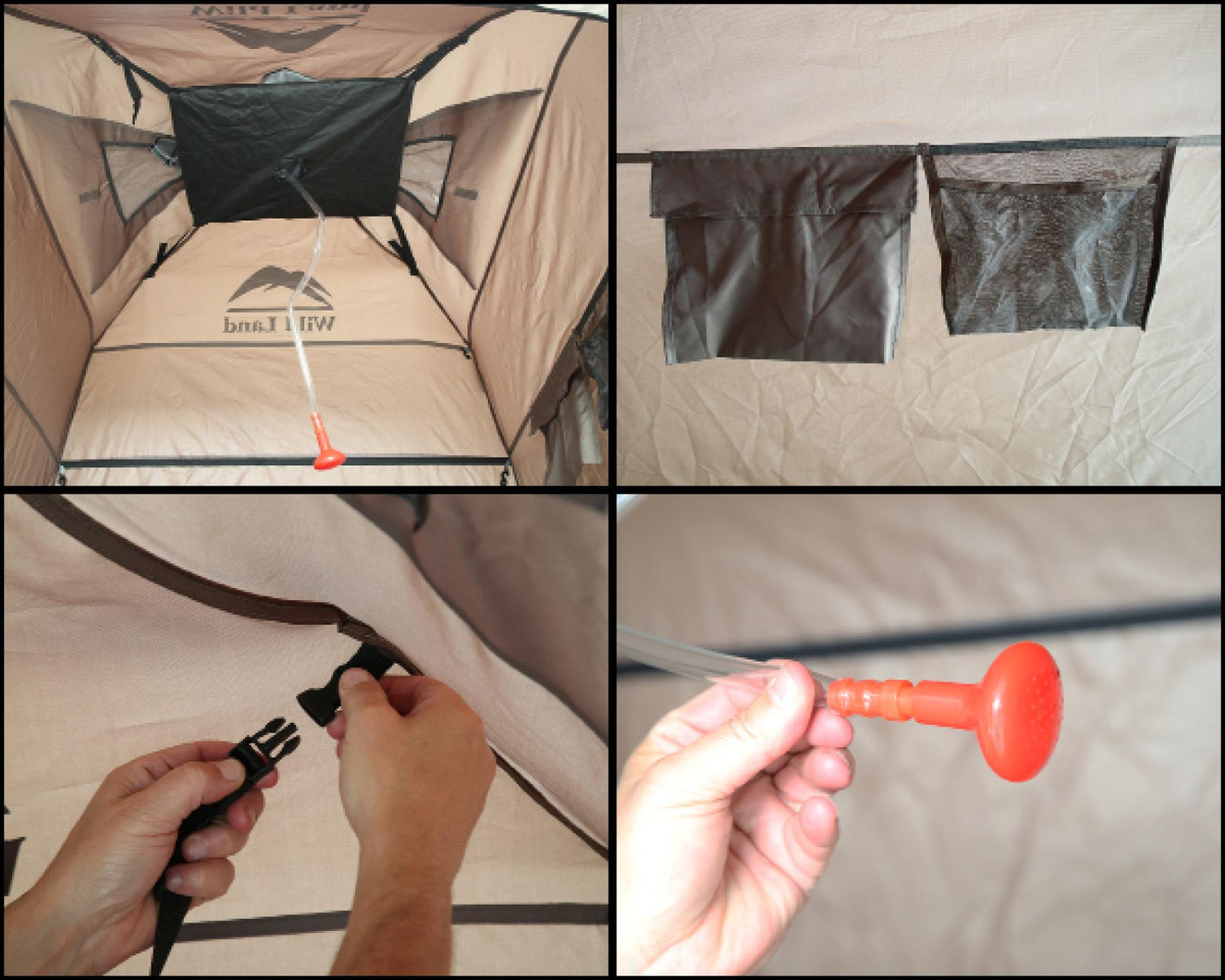 OVS Instant Portable Pop Up Shower Tent With Storage Bag OVS