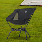 Compact Camping Chair with Collapsible Aluminum Frame OVS