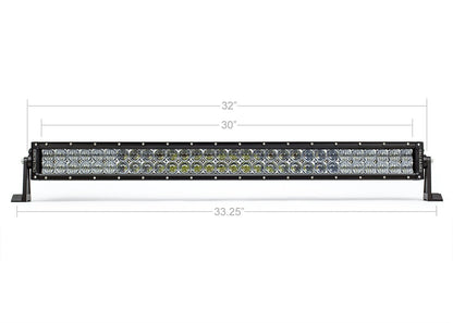 32" Lower Bumper Hidden LED Light Bar Brackets Kit For 2003-2009 Toyota 4Runner