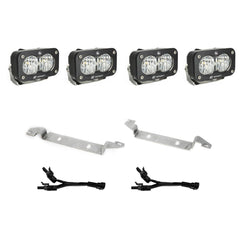 S2 Sport OEM Fog Light Replacement Kit 2025-On Toyota 4Runner Non-TRD Pro Clear Baja Designs