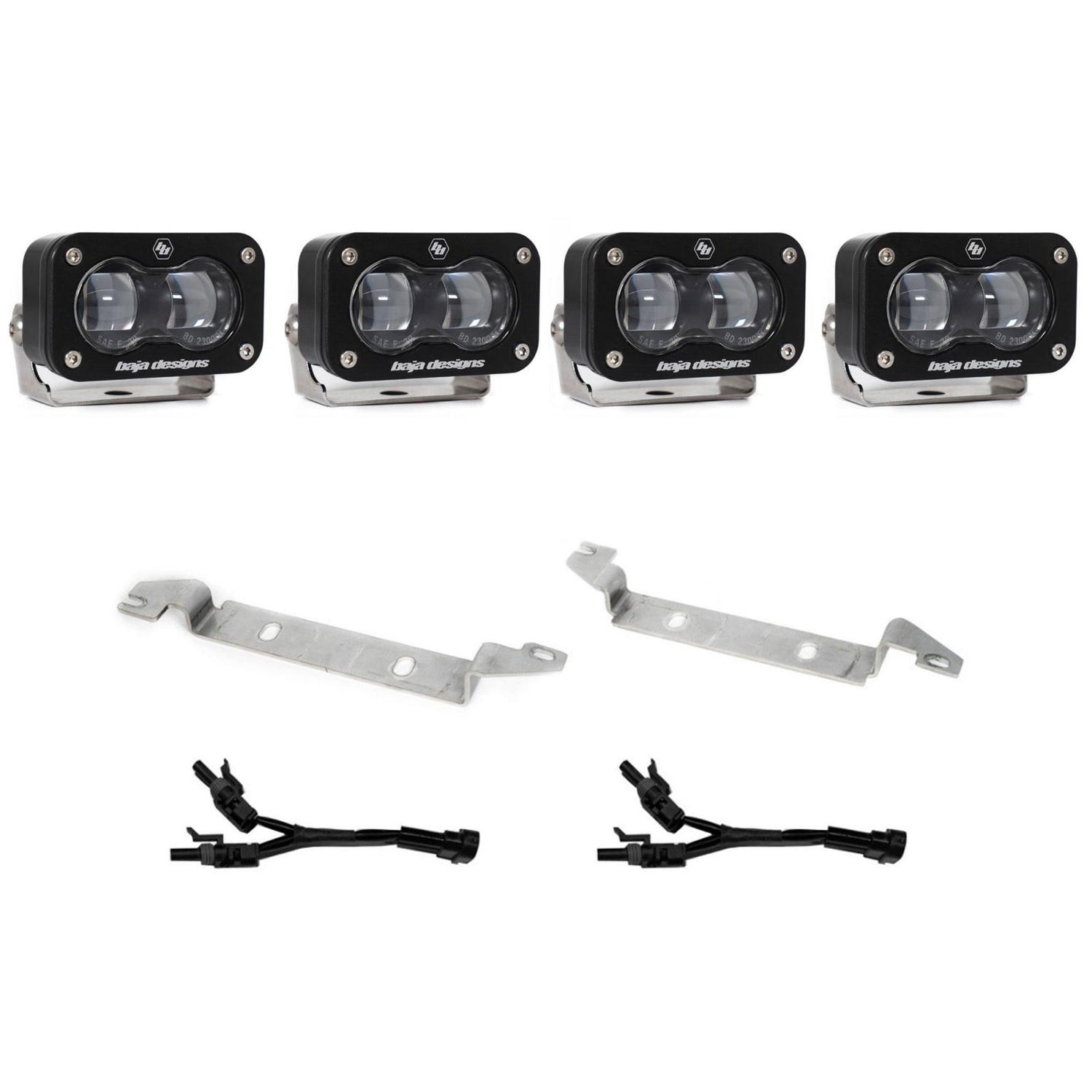 S2 SAE OEM Fog Light Replacement Kit 2025-On Toyota 4Runner Non-TRD Pro Clear Baja Designs