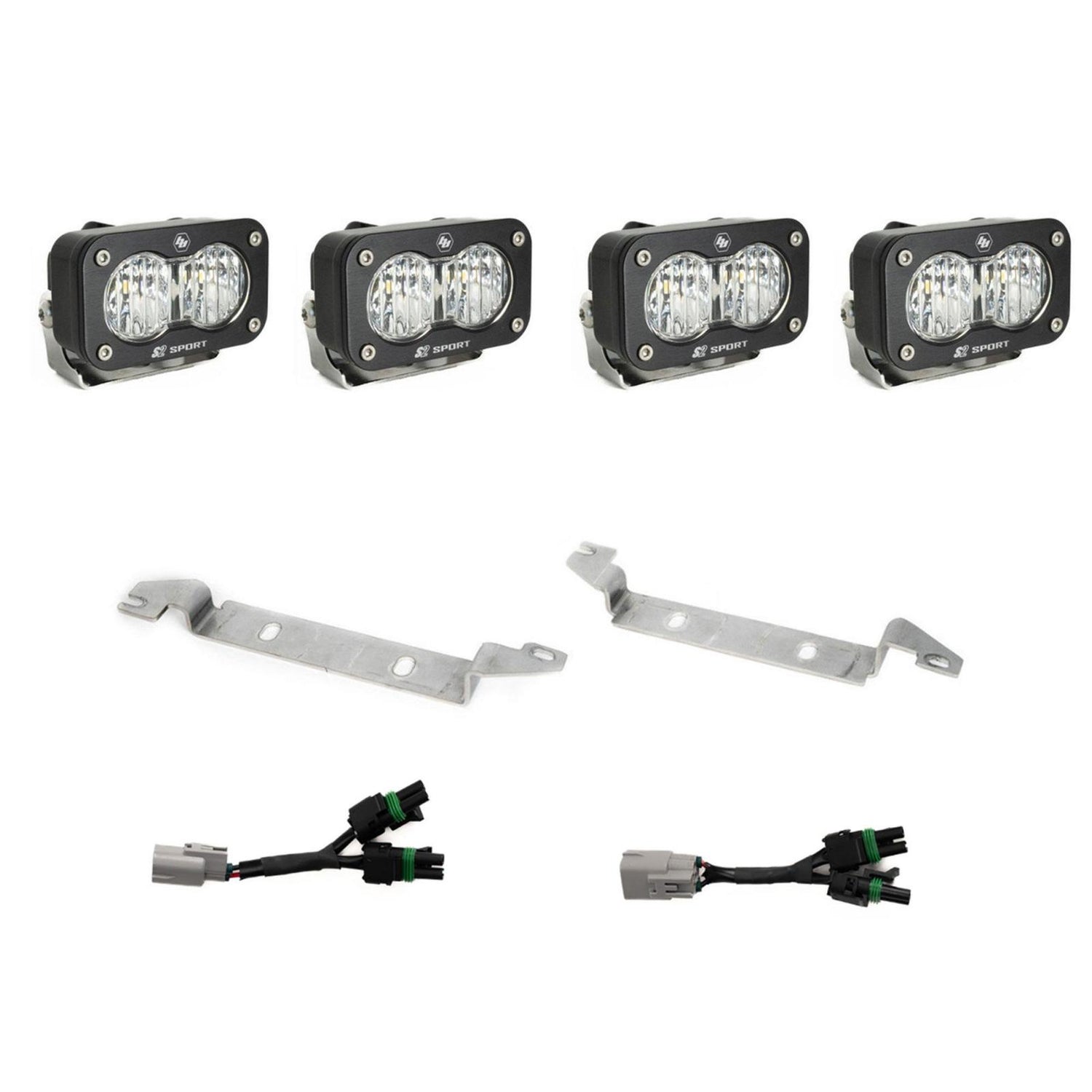 S2 Sport OEM Fog Light Replacement Kit 2025-On Toyota 4Runner TRD Pro/Trailhunter Clear Baja Designs