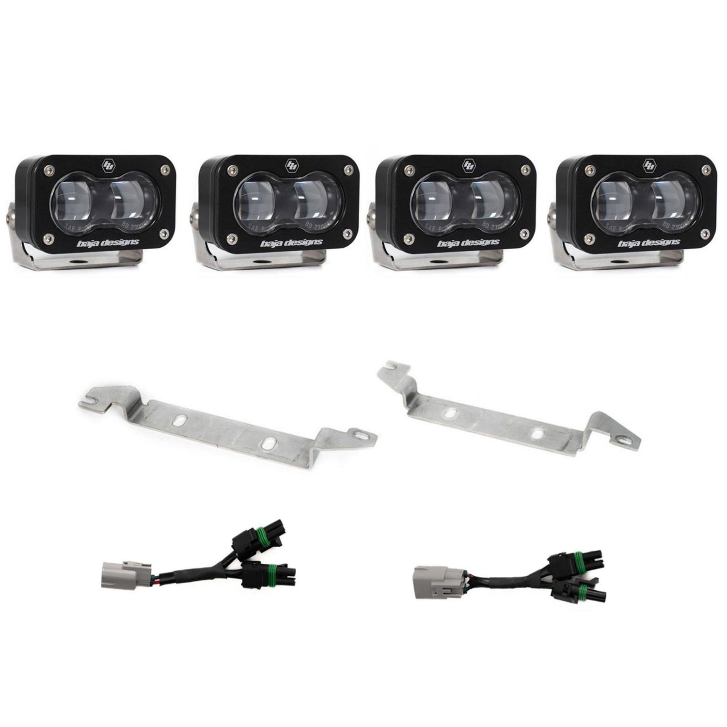 S2 SAE OEM Fog Light Replacement Kit 2025-On Toyota 4Runner TRD Pro/Trailhunter Clear Baja Designs