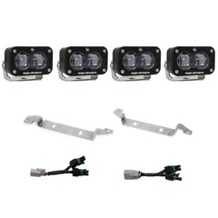 S2 SAE OEM Fog Light Replacement Kit 2025-On Toyota 4Runner TRD Pro/Trailhunter Clear Baja Designs