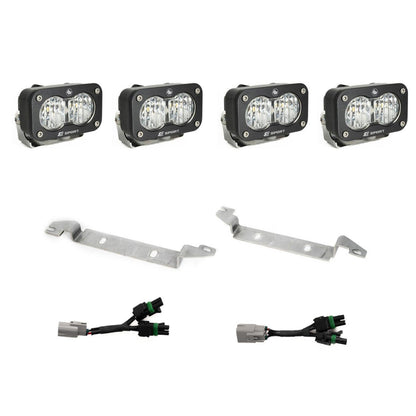 S2 Sport OEM Fog Light Replacement Kit 2024-on Toyota Tacoma TRD Pro/Trailhunter Clear Baja Designs