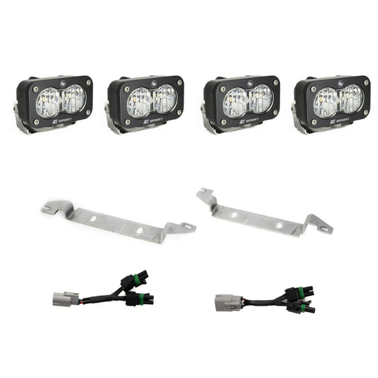 S2 Sport OEM Fog Light Replacement Kit 2024-on Toyota Tacoma TRD Pro/Trailhunter Clear Baja Designs