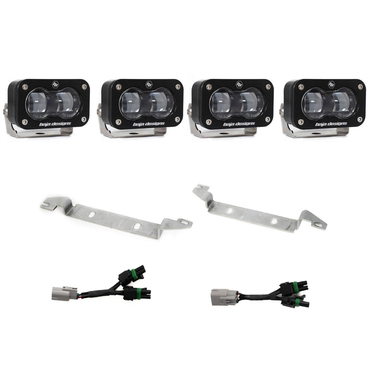 S2 SAE OEM Fog Light Replacement Kit 2024-On Toyota Tacoma TRD Pro/Trailhunter Clear Baja Designs