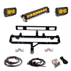 S8 10-inch/S2 Pro Grille Light Kit 2024-On Toyota Tacoma TRD Pro Clear Baja Designs