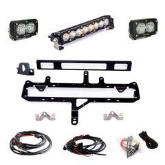 Toyota S8 10 inch Light Bar S2 Pro Grille Conversion Light Kit 2024-On Toyota Tacoma Clear Baja Designs